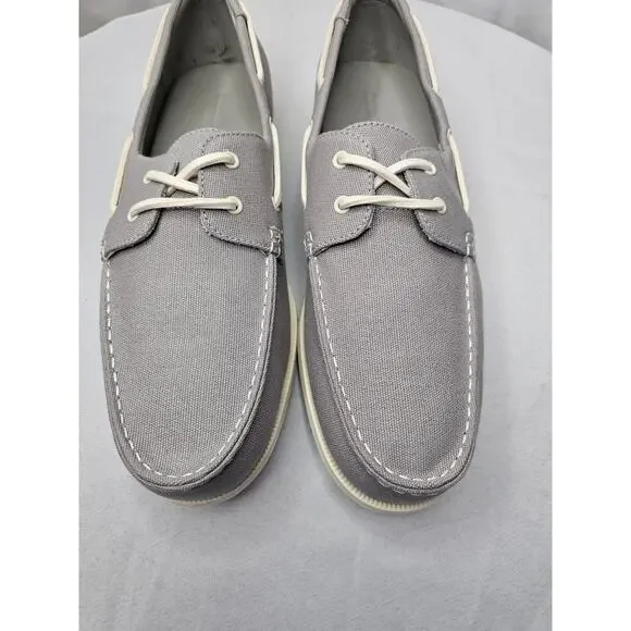 Club Room | Shoes | Club Room Mens Elliot Laceup Boat Shoes Loafers Grey  Size 9 Nwt